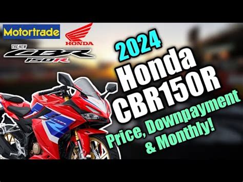 Honda CBR150R Price Philippines, Downpayment.